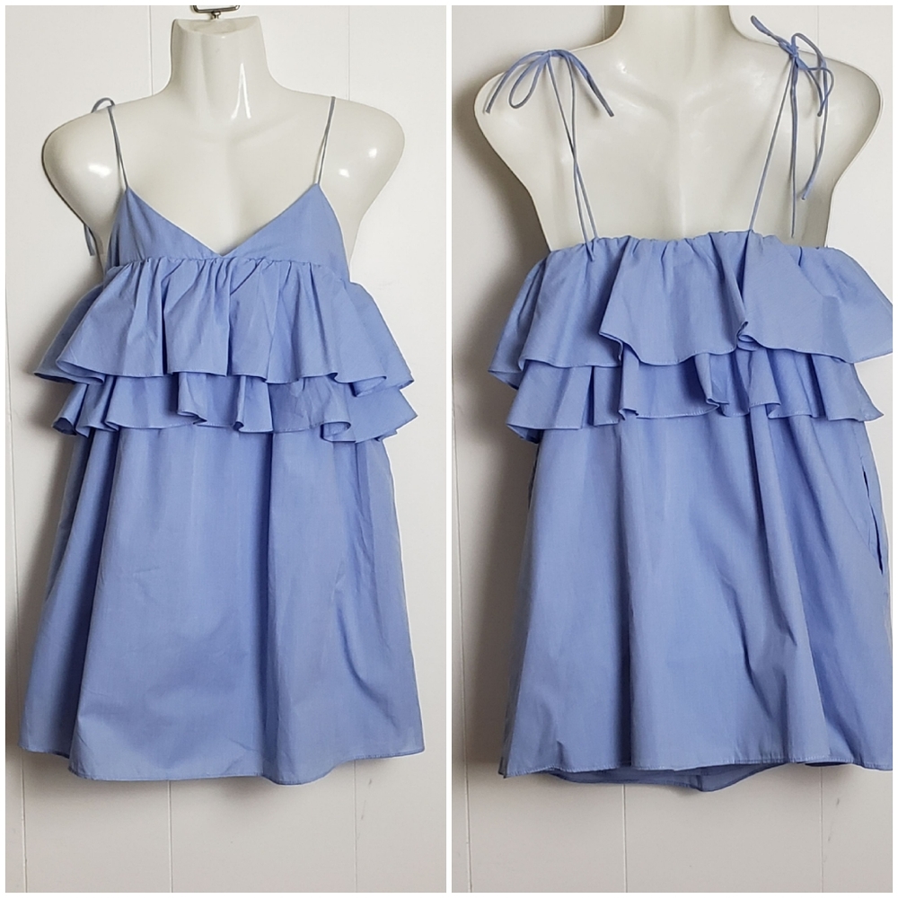 Zara Ruffled Dress Size S NWT